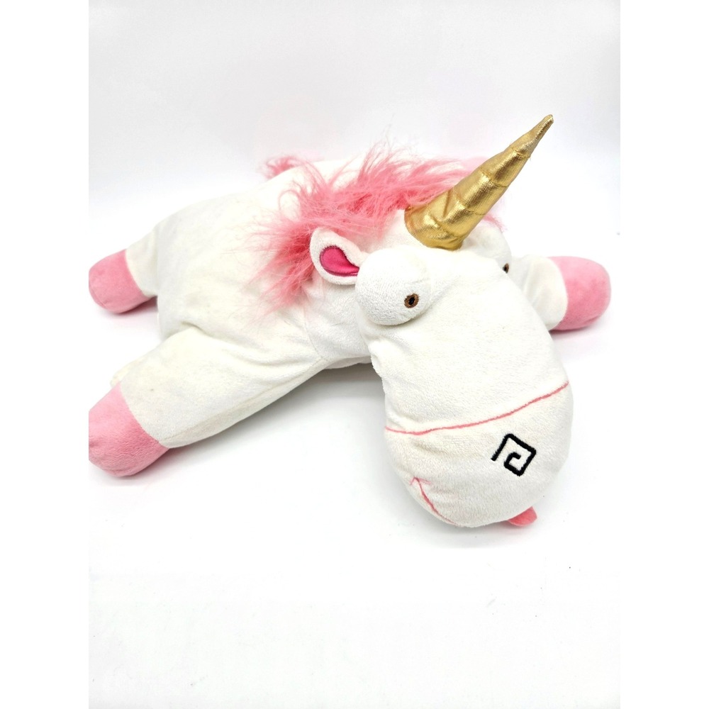 Despicable Me Fluffy Unicorn Pillow Pet 16" Agnes Minions Plush Stuffed Animal